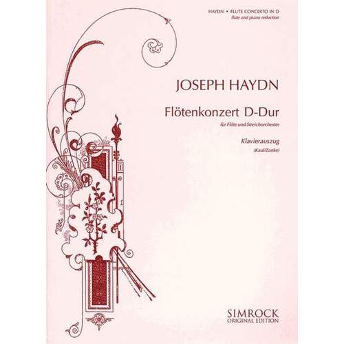 Concerto In D Flute Flute Book