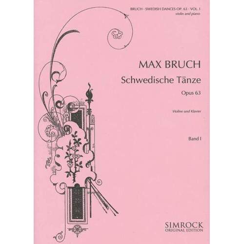 Swedish Dances Op 63 V1 Violin And Piano (Softcover Book)