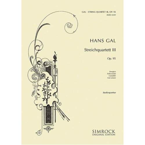 String Quartet #3 Op95 Book