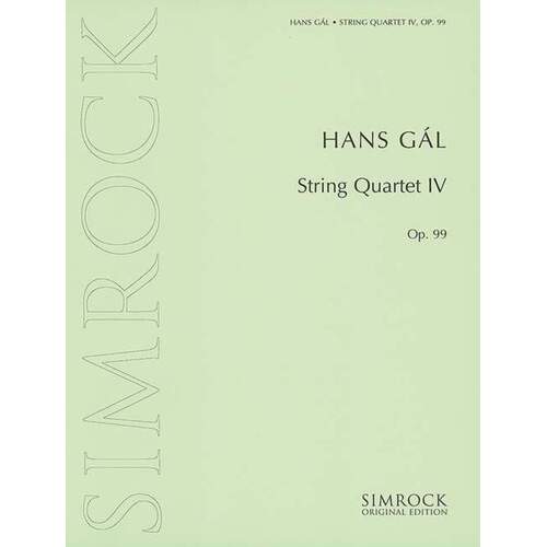 String Quartet #4 Op99 Book