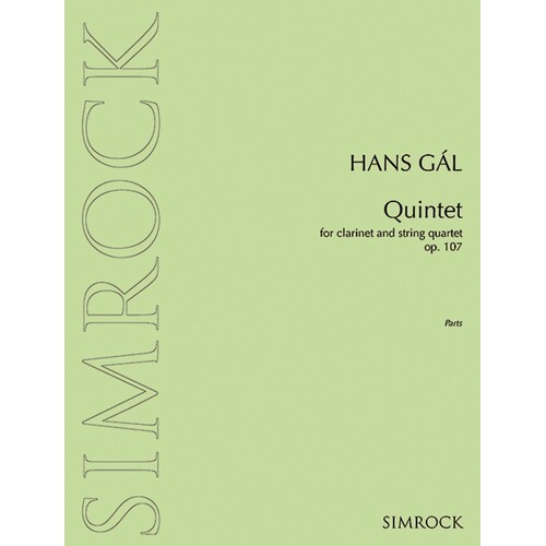 Clarinet Quintet Op107 Book