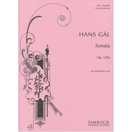 Sonata Op109A-Vc Cello Book