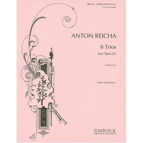 8 Trios Op 82 For 3 Horns Book
