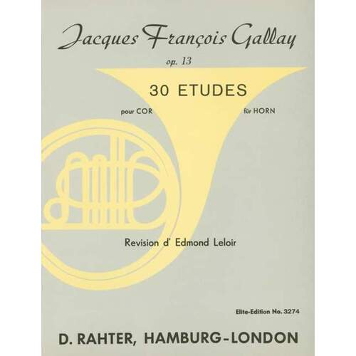 30 Studies Op 13 Horn Solo Book