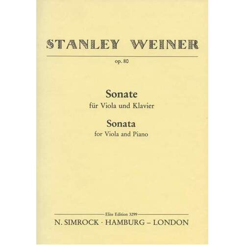 Sonata Op80 Viola Piano Book