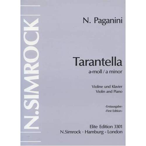 Tarantella In A Min Violin Book