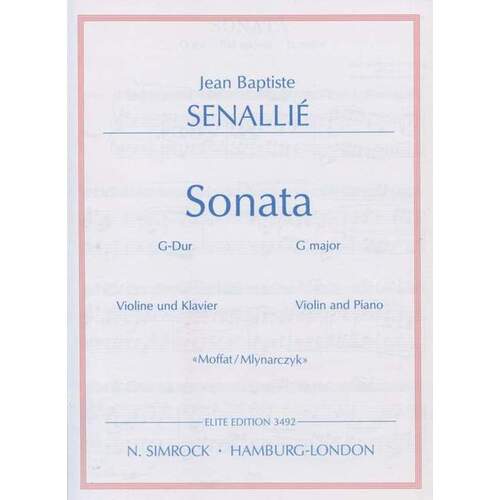 Sonata In G Violin Piano Book