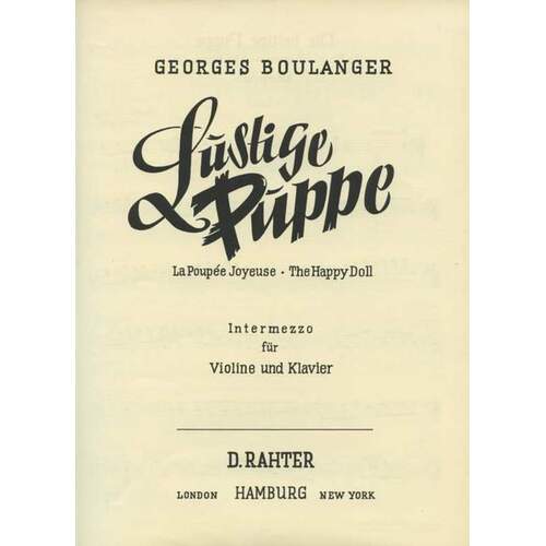 Lustige Pupped Violin Book