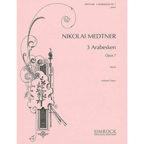 3 Arabesques Op 7 Piano Book