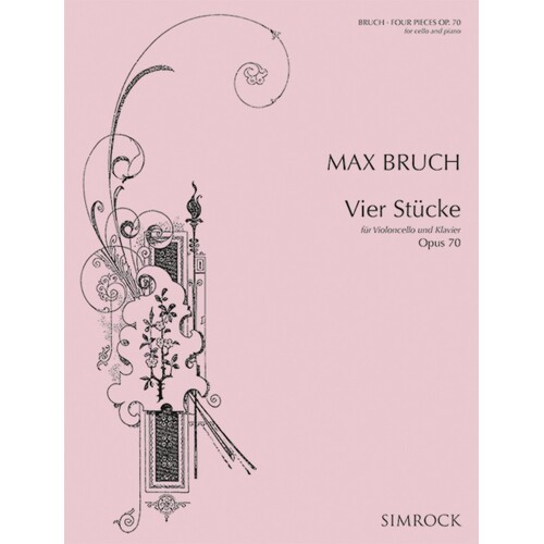 4 Pieces Op 70 Vc Cello Book
