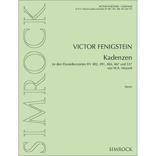 Cadenzas For Mozart Piano Concertos (Softcover Book)