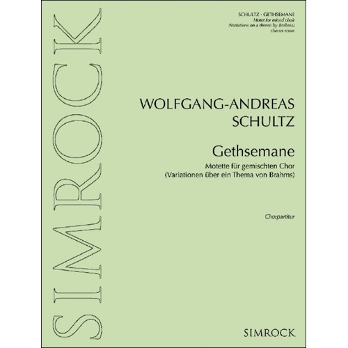 Gethsemane SATB A Cappella