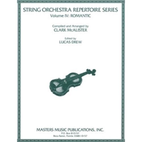 String Orch Repertoire 4 Romantic Bass Book