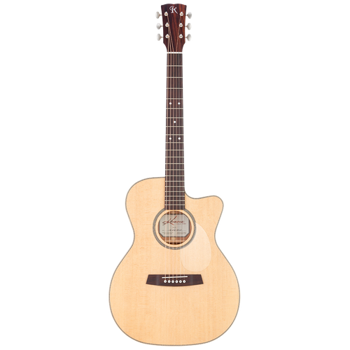 Kremona M25E Steel String Acoustic Guitar with LR Baggs Pickup and Case