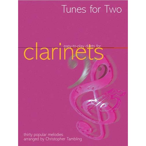 Tunes For Two Clarinets Easy To Play Duets Softcover Book (Clarinet)
