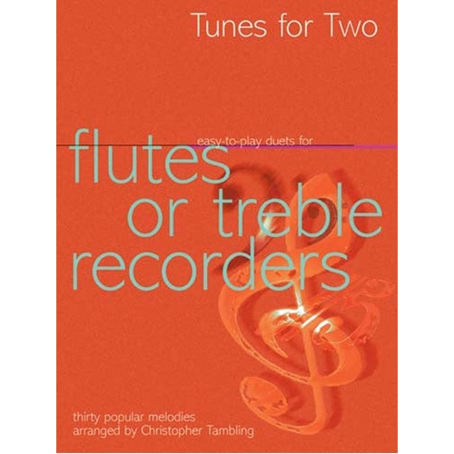 Tunes For Two Flutes Or Treble Recorder Easy To Play Duets Softcover Book (Flute|Treble Recorder)