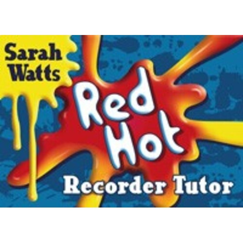 Red Hot Recorder Descant Tutor Student Softcover Book/CD