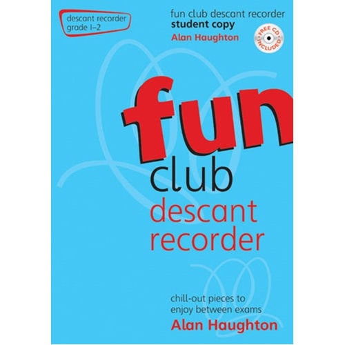 Fun Club Descant Recorder Grade 1-2 Student Copy Softcover/CD (Descant Recorder)