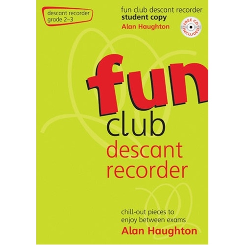 Fun Club Descant Recorder Grade 2-3 Student Copy Softcover/CD (Descant Recorder)
