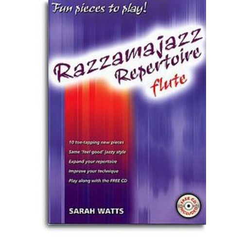 Razzamajazz Repertoire Flute Book/CD Book