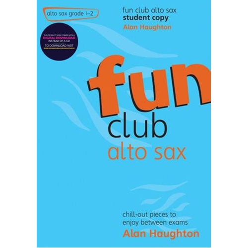 Fun Club Alto Sax Grade 1-2 Student Copy Bk/Cd Softcover/CD (Alto Saxophone)