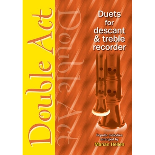 Double Act Duets For Descant & Treble Recorder Softcover Book (Descant Recorder|Treble Recorder)