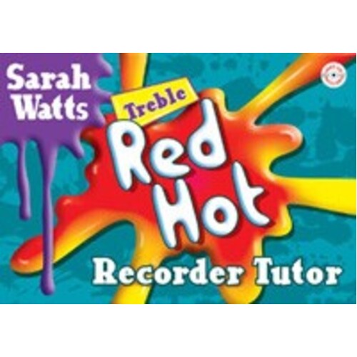 Red Hot Recorder Treble Tutor Student Book/CD Book