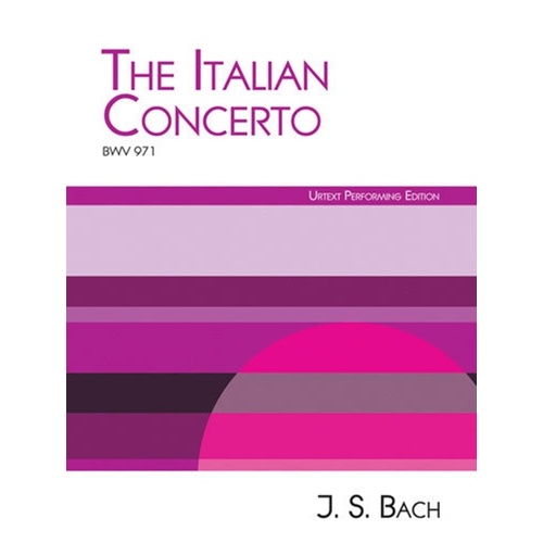Bach - Italian Concerto Bwv 971 Urtext Softcover Book (Piano)