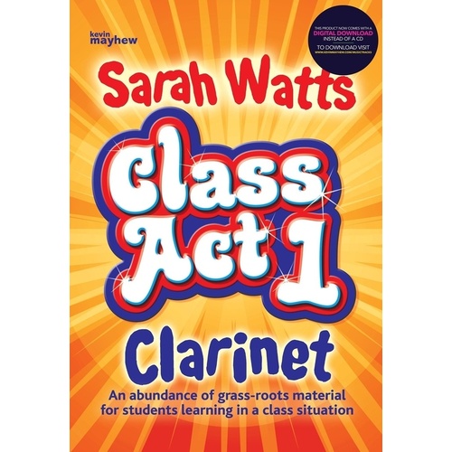 Class Act 1 Clarinet Pupil Copy Bk/Ola Sftcvr/Online Audio (Clarinet)