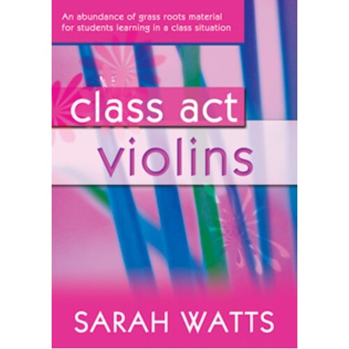 Class Act Violin Student Softcover Book/CD