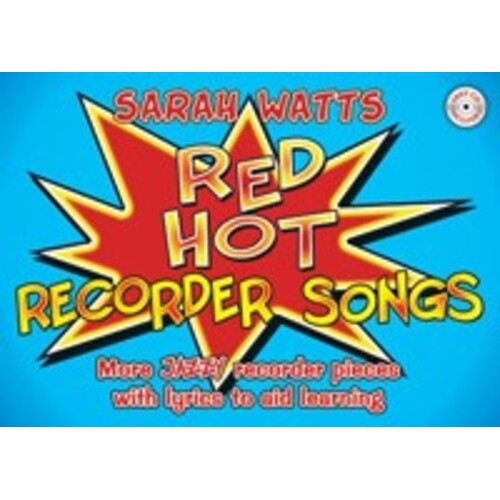 Red Hot Recorder Songs Book/CD Book