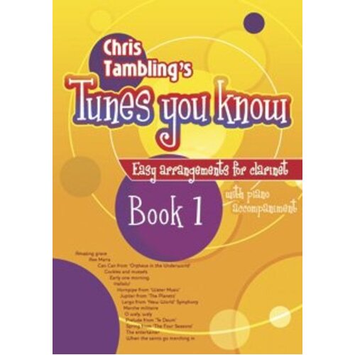 Tunes You Know Book 1 clarinet Piano Arr Tambling Book