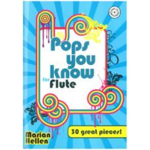 Pops You Know For Flute Book/CD Book