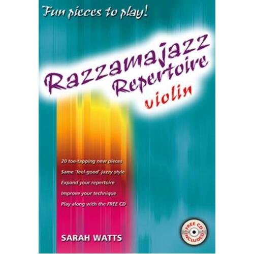 Razzamajazz Repertoire Violin Book/CD Book