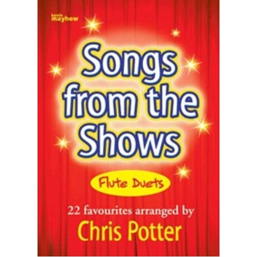 Songs From The Shows Flute Duet Arr Potter Book