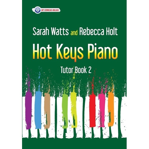 Hot Keys Piano Tutor Book 2 Bk/Ola Sftcvr/Online Audio (Piano)