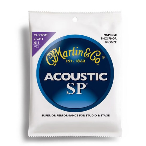 Martin SP 92-8 Phosphor Bronze Custom Light Guitar String Set (11-52)