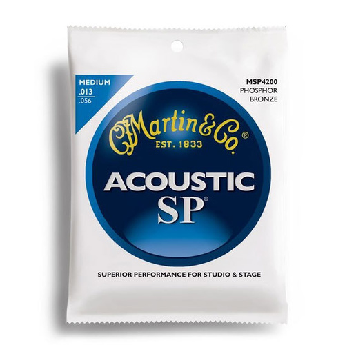 Martin SP 92-8 Phosphor Bronze Medium Guitar String Set (13-56)
