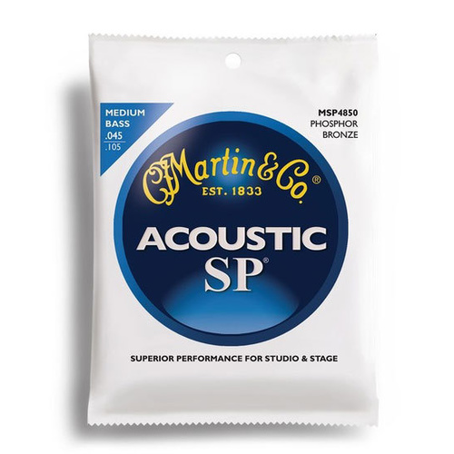 Martin Acoustic Bass Medium Gauge String Set (45-105)