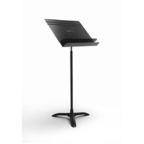 Orchestral Concertino Music Stand with Adjustable Height 16" to 40.5" and Double Lip for Storage