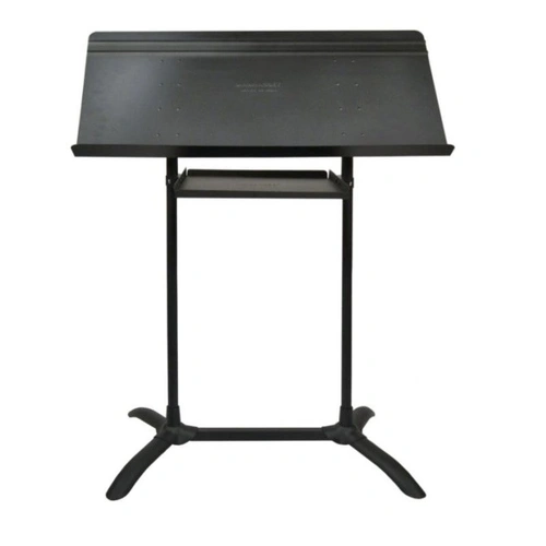 Grande Director Music Stand by Manhasset #5450 with Wide Base and Dual Shafts, Durable Powder Coat Finish, 81.2cm W x 38.1cm H Desk