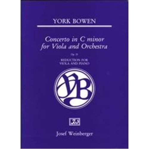 Bowen - Concerto in C Minor for Viola and Piano