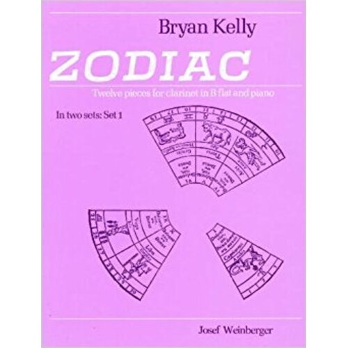 Kelly - Zodiac Set 1 Clarinet/Piano (Softcover Book)