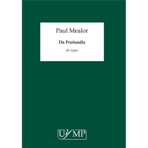 Mealor - De Profundis For Organ (Softcover Book)