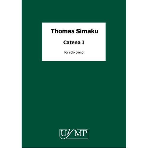 Simaku - Catena 1 For Solo Piano