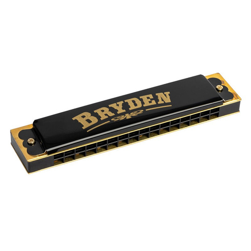 Bryden 16 Hole C Harmonica with Brass Reeds and Carry Case
