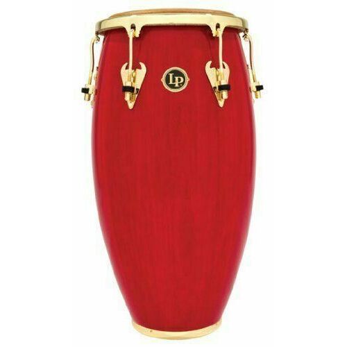 LP Matador Wood 12.5" Tumba - Red w/ Gold Hardware