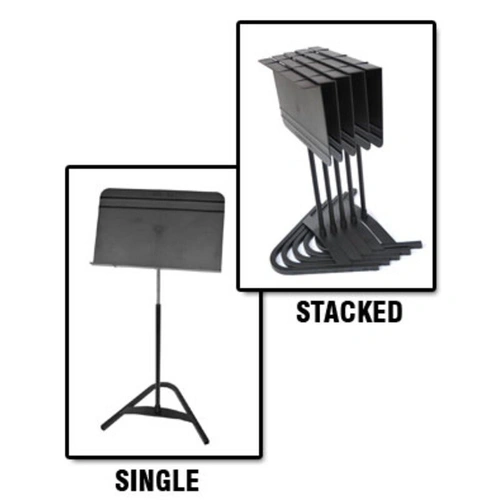 Manhasset Harmony ABS Desk Music Stand with Floor Stacking Base and Height Adjustment