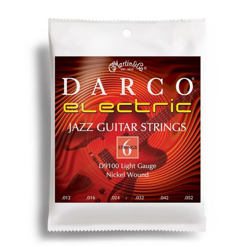 Darco Electric Guitar Jazz Light Gauge String Set (12-52)