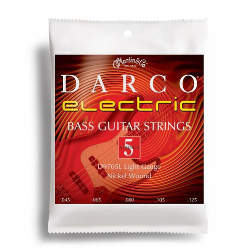 Darco Electric Bass 5-String Light Gauge String Set (45-125)